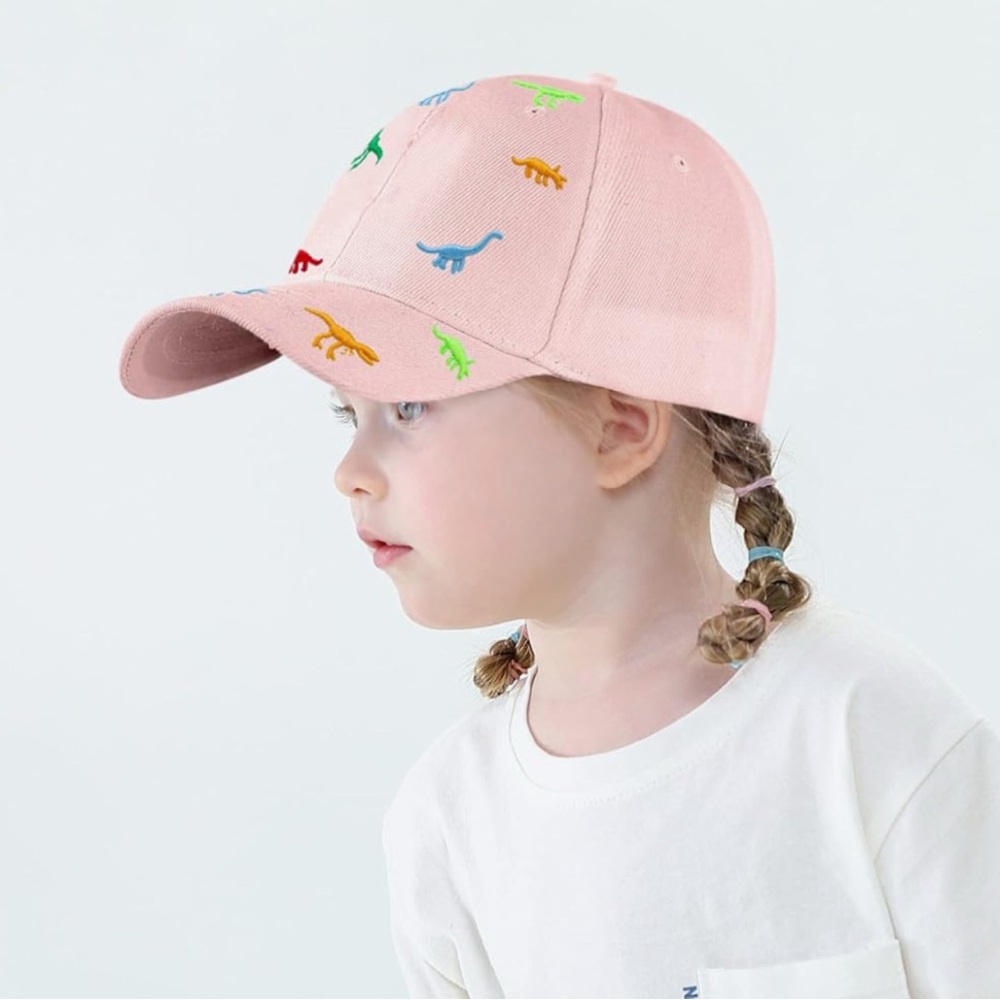 Toddlers Boys Baseball Hat Dinosaur Embroidery